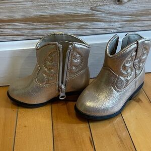 Cat & Jack Shimmering Gold Toddler Boots